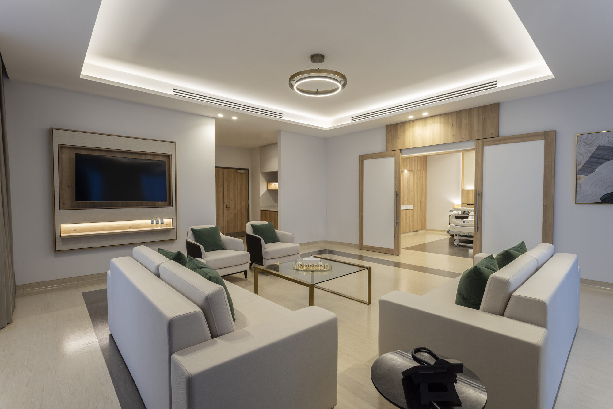 Hospital facility interior