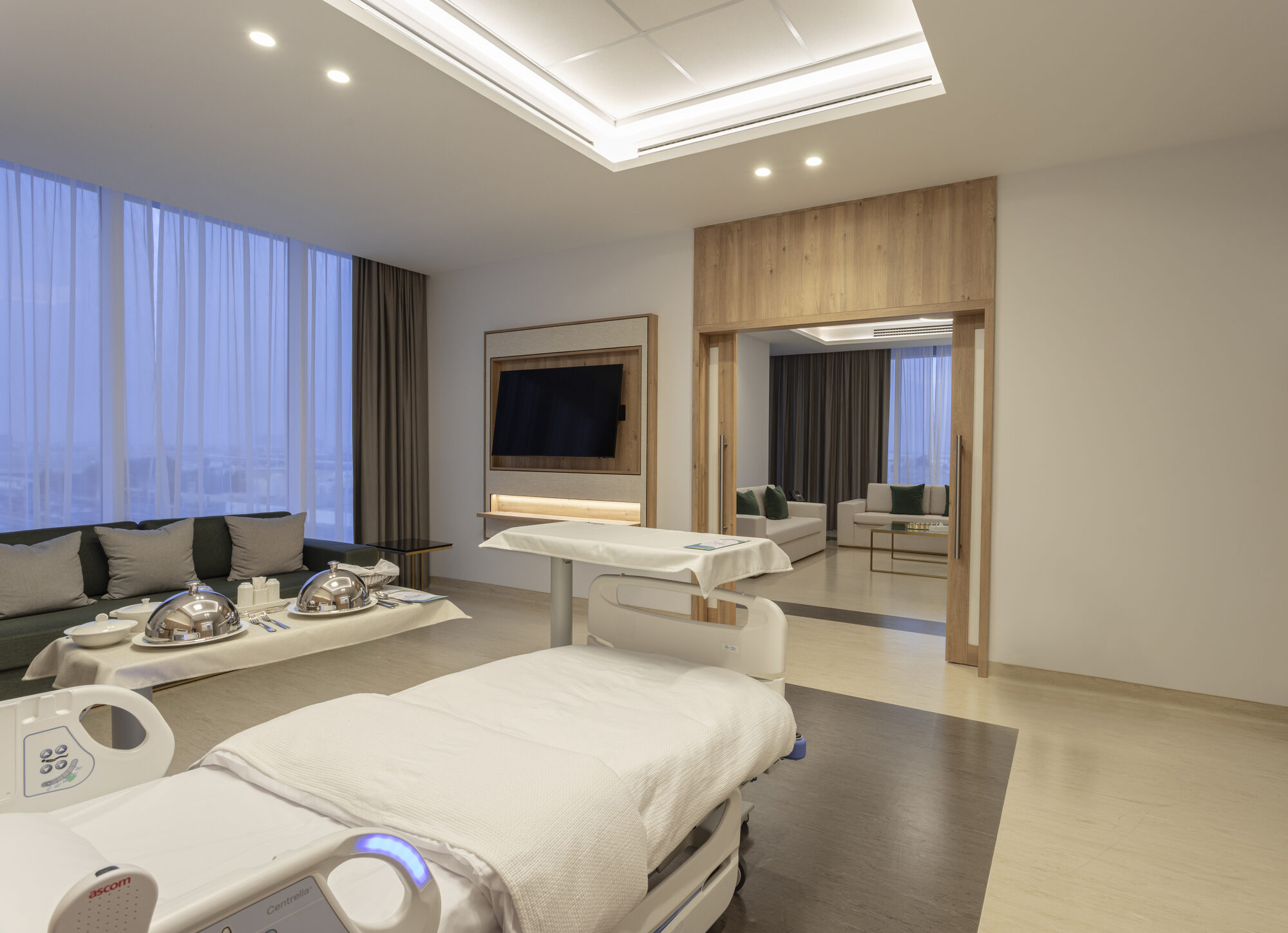 Hospital facility interior